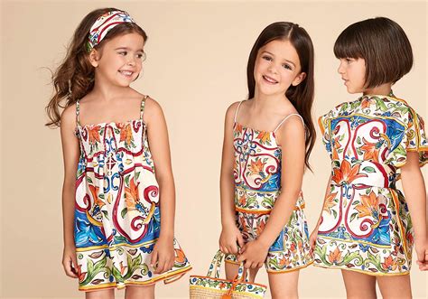 dolce and gabbana girls clothes|dolce and gabbana summer dress.